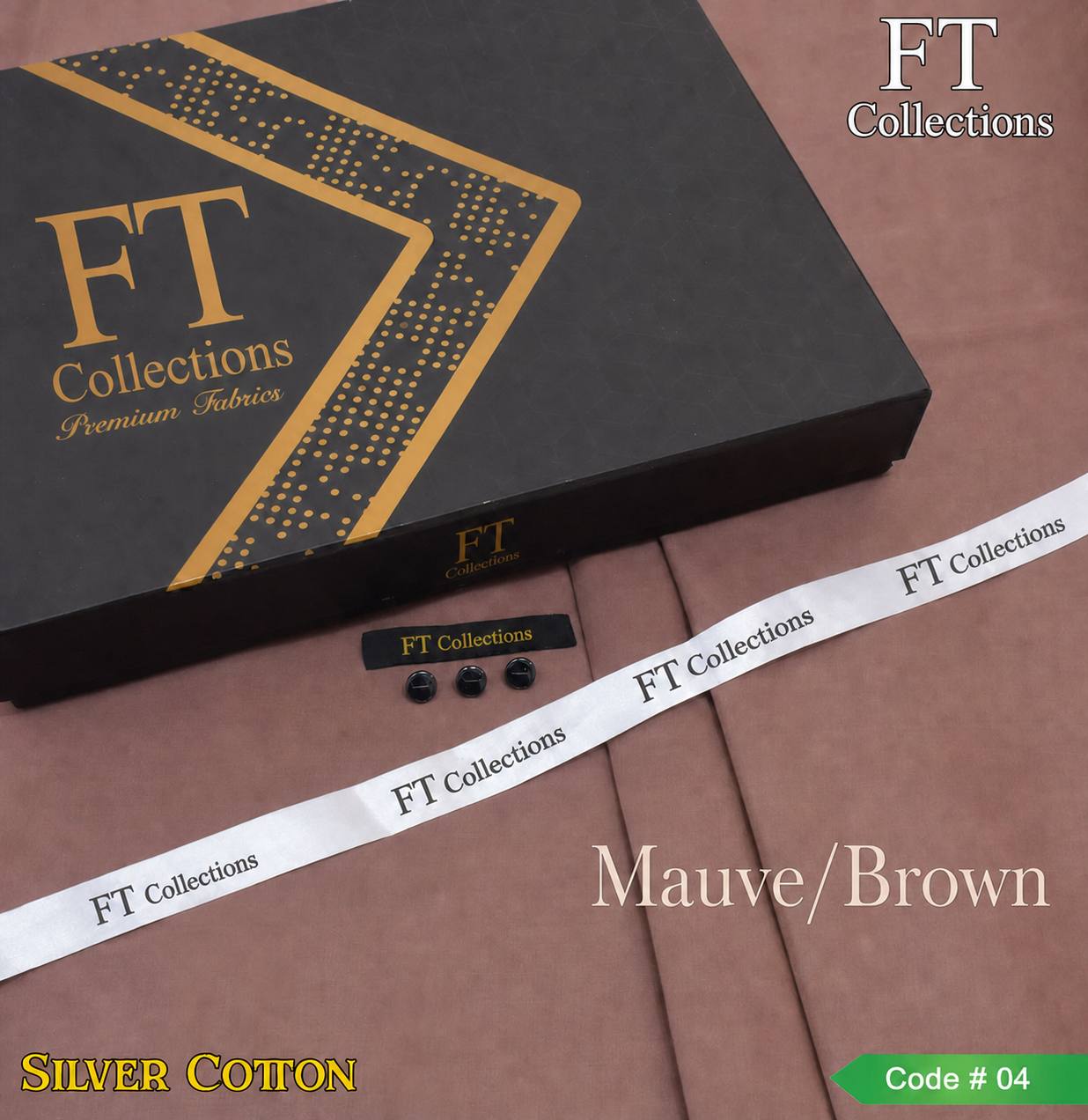 Dynasty Cotton ( Mauve Brown )