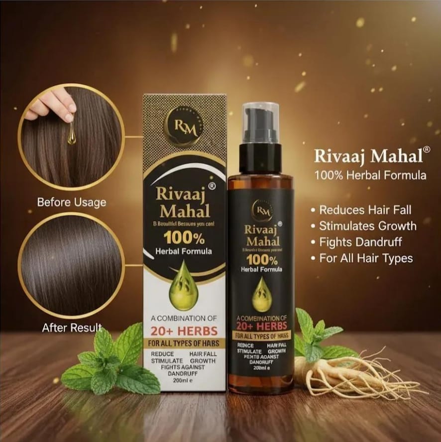 Rivaaj Mahal 100% Herbal Hair Oil
