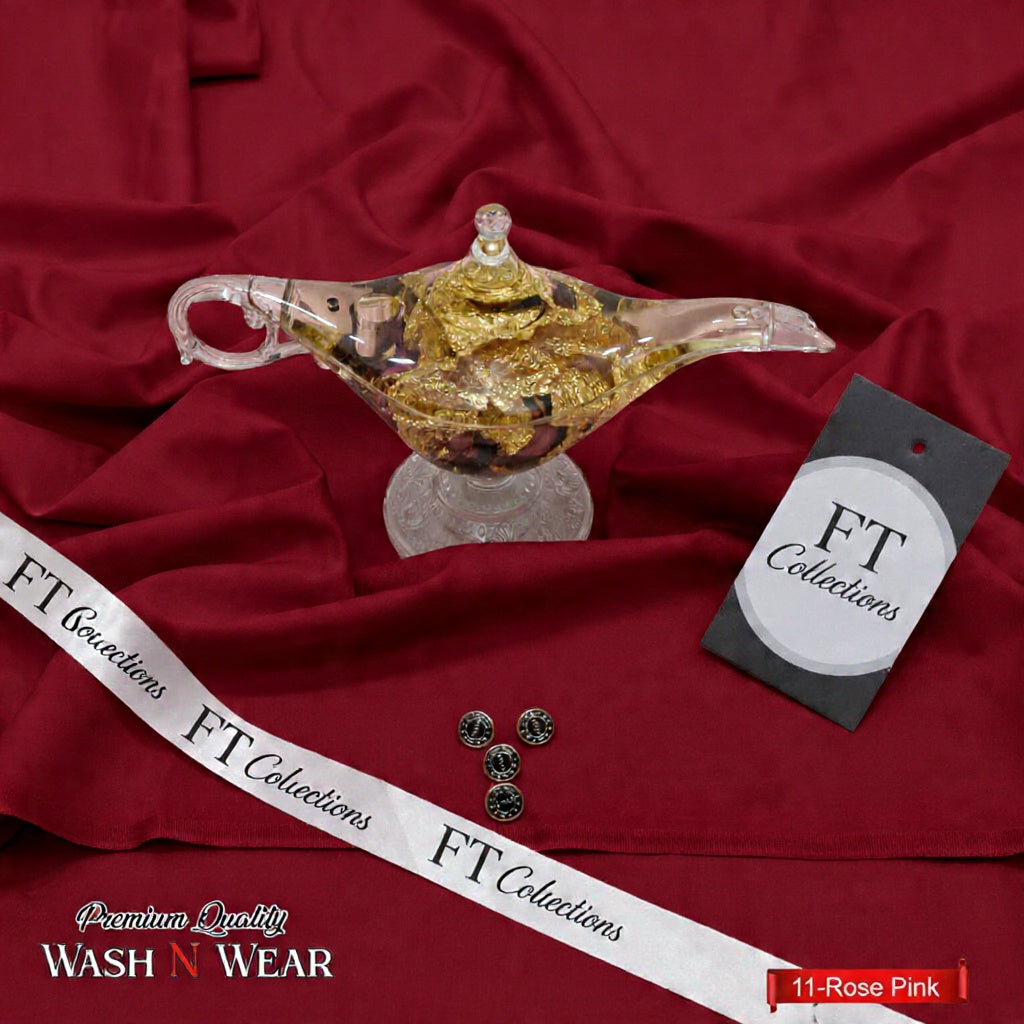 Wash N Wear  ( Maroon  )