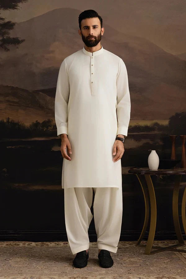 Wash N Wear  ( White  )